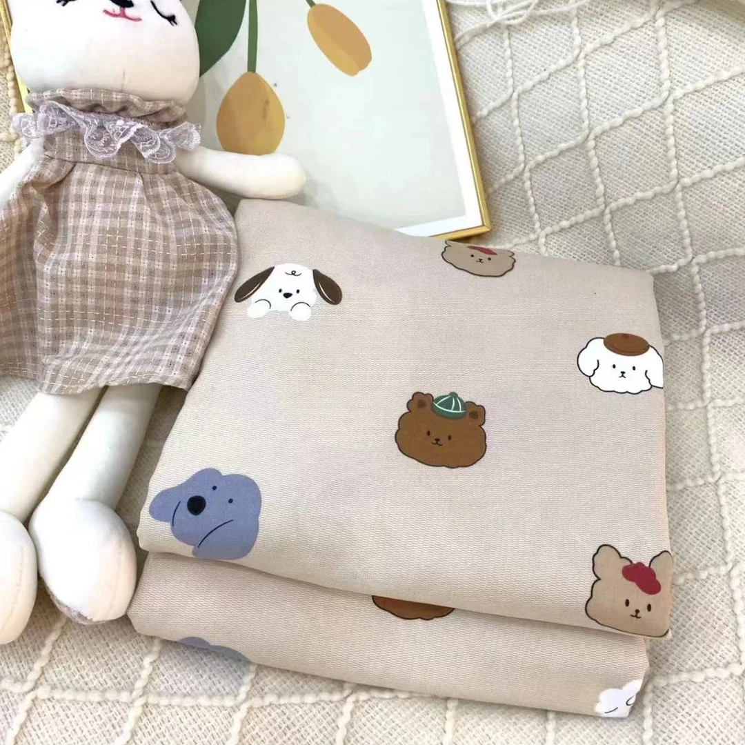 【北奈かわ会社】双层纱细沙磨毛加大被套 200*230  优雅萌宠