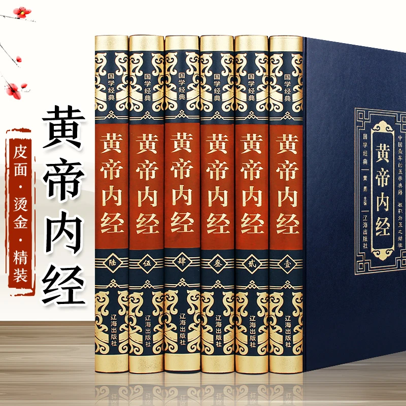 【国学经典】烫金皮面精装全6册 黄帝内经（全6册）