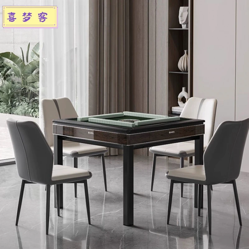 2024新款麻将机全自动高端机麻超静音餐桌两用四口机麻将桌棋牌室