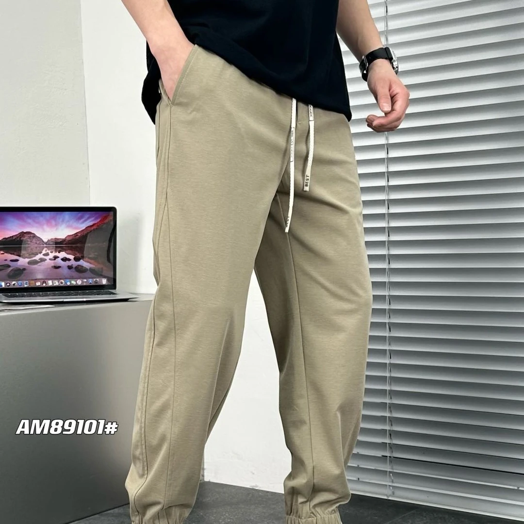 新款原创字母印花潮牌潮流百搭宽松休闲裤89101