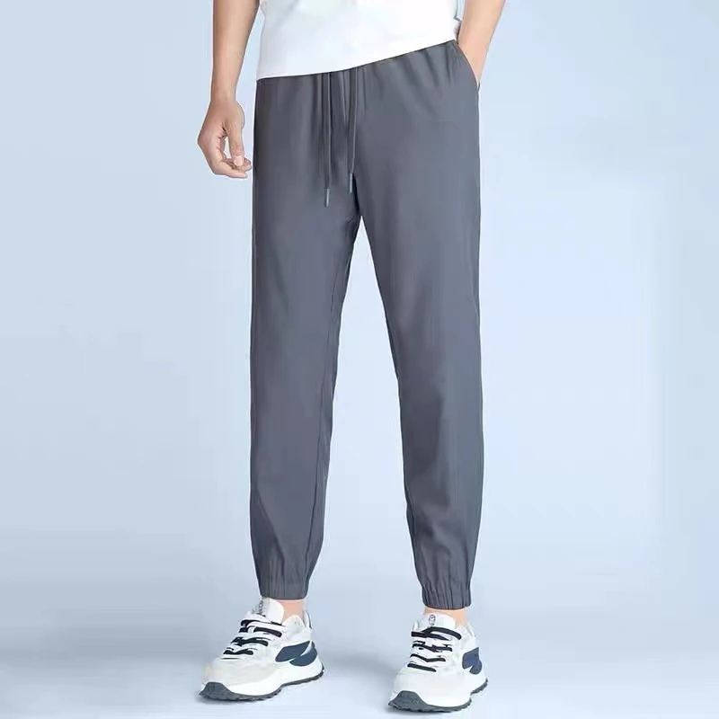 89130新款男士薄款潮牌休闲宽松运动束脚裤