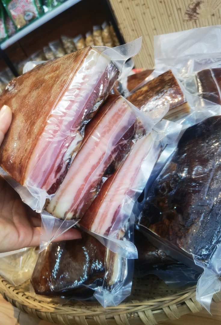 【腊五花肉】湖北农家熏制特产 年货烟熏腊味3斤5斤10斤包邮