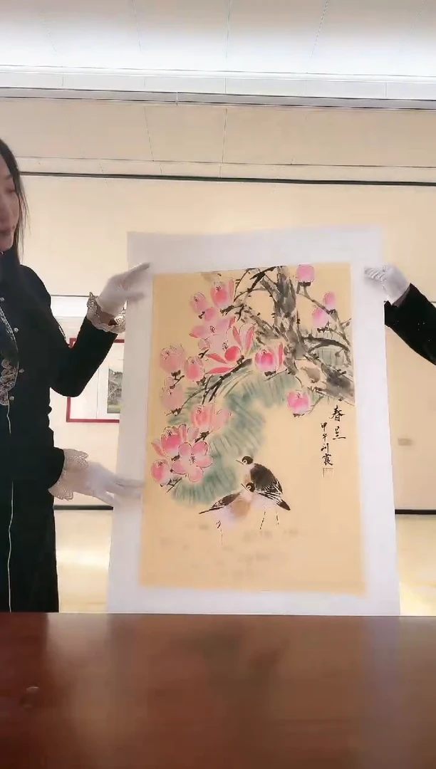 【闪购商品】绘画《春兰》刘霞