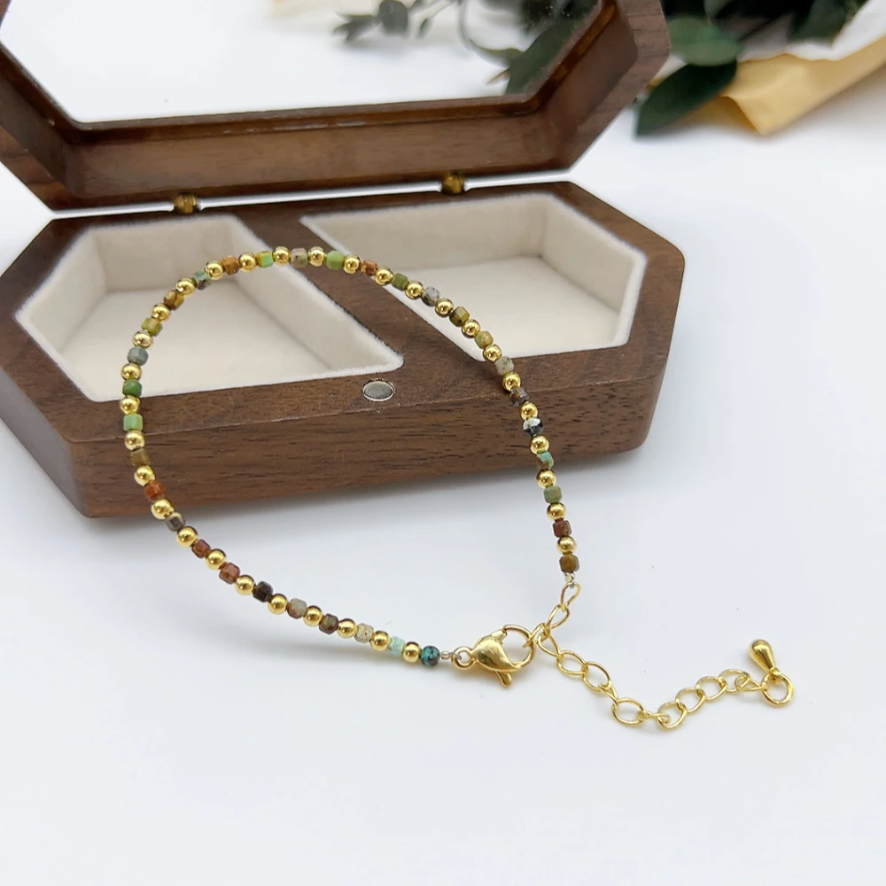 铜合金手链 01604 好啊商店 手工串珠手链 长度15+7cm