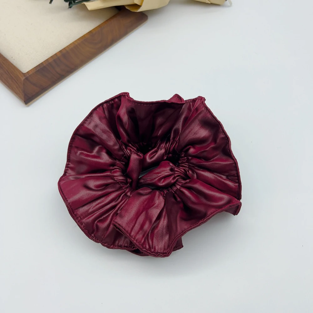 01622 好啊商店 安可拉红双层发圈 直径14.5cm