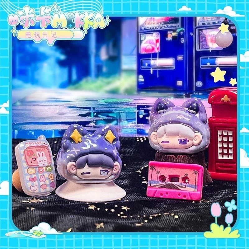 草莓慕斯塔白日梦咪咔Mikka电玩日记系列萌粒盲袋整箱批发带编号