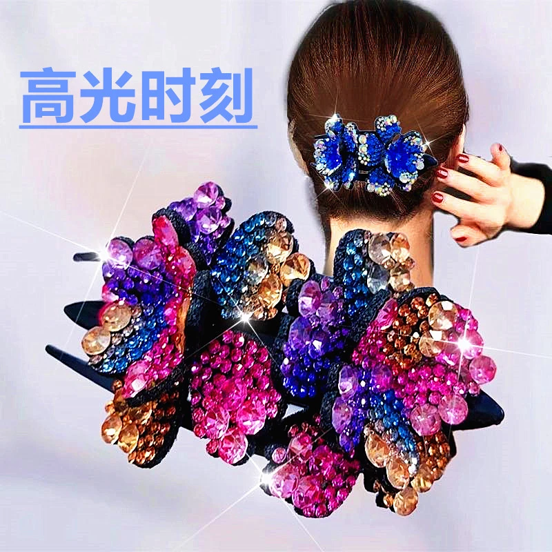 韩版优雅气质妈妈盘发宫廷发卡时尚简约头饰品