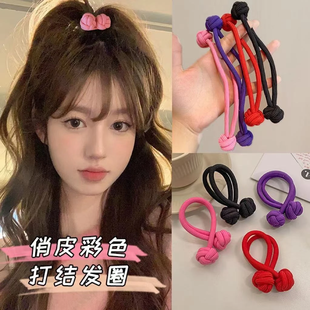 简约女扎头发新款百搭加粗耐用高弹力发圈