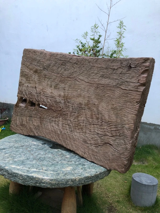 风化铁栎木小茶板