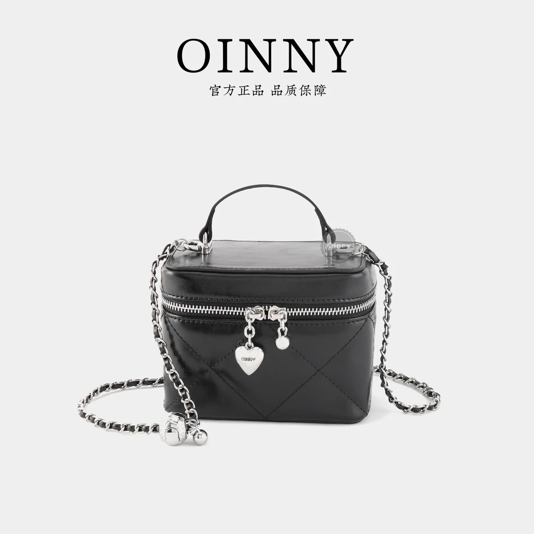【Oinny】小众设计时尚潮流牛皮化妆包1626