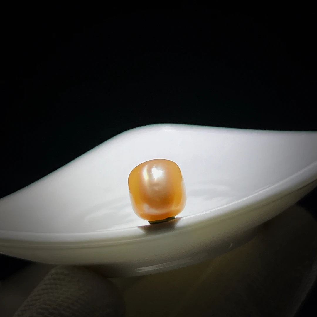 纯手工改制珍珠老型珠 微倒角 搭配完美归圆1.5孔 9.8*8.8mm