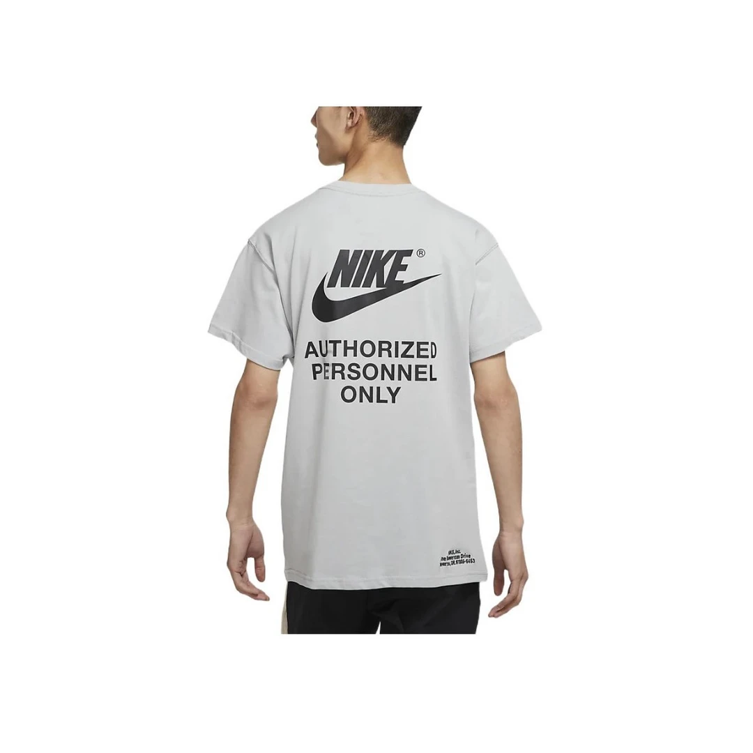 Nike 耐克男女款短袖夏新款后背大LOGO印花透气运动T恤DM6428-077