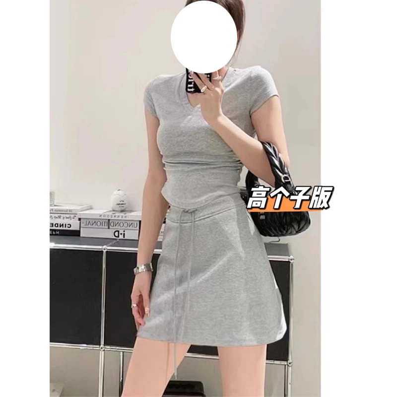 短款裙裤女夏季通勤大学生休闲简约时尚小个子显瘦显高运动短裙裤