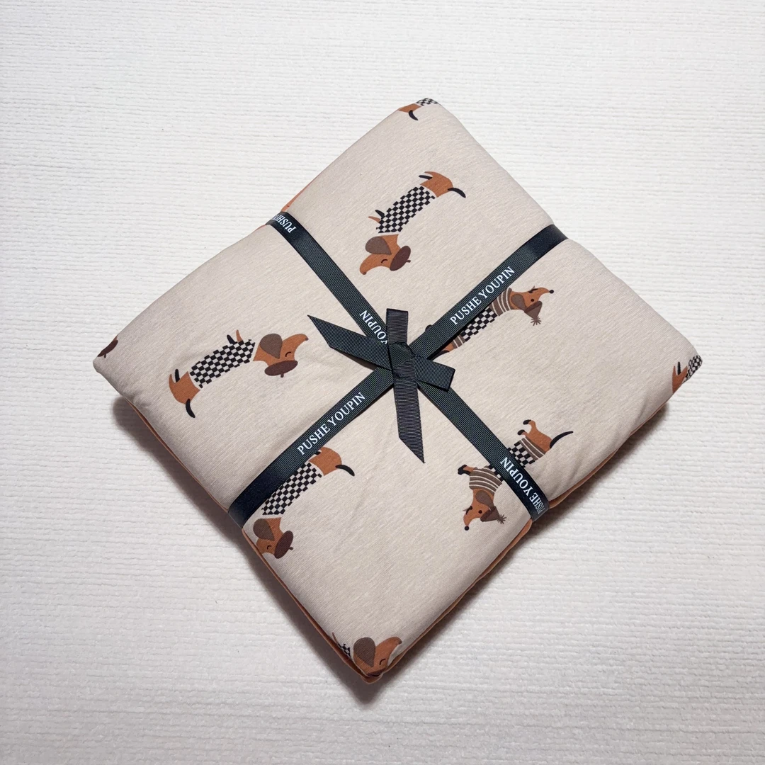 腊肠狗 A类纯棉【针织】四件套