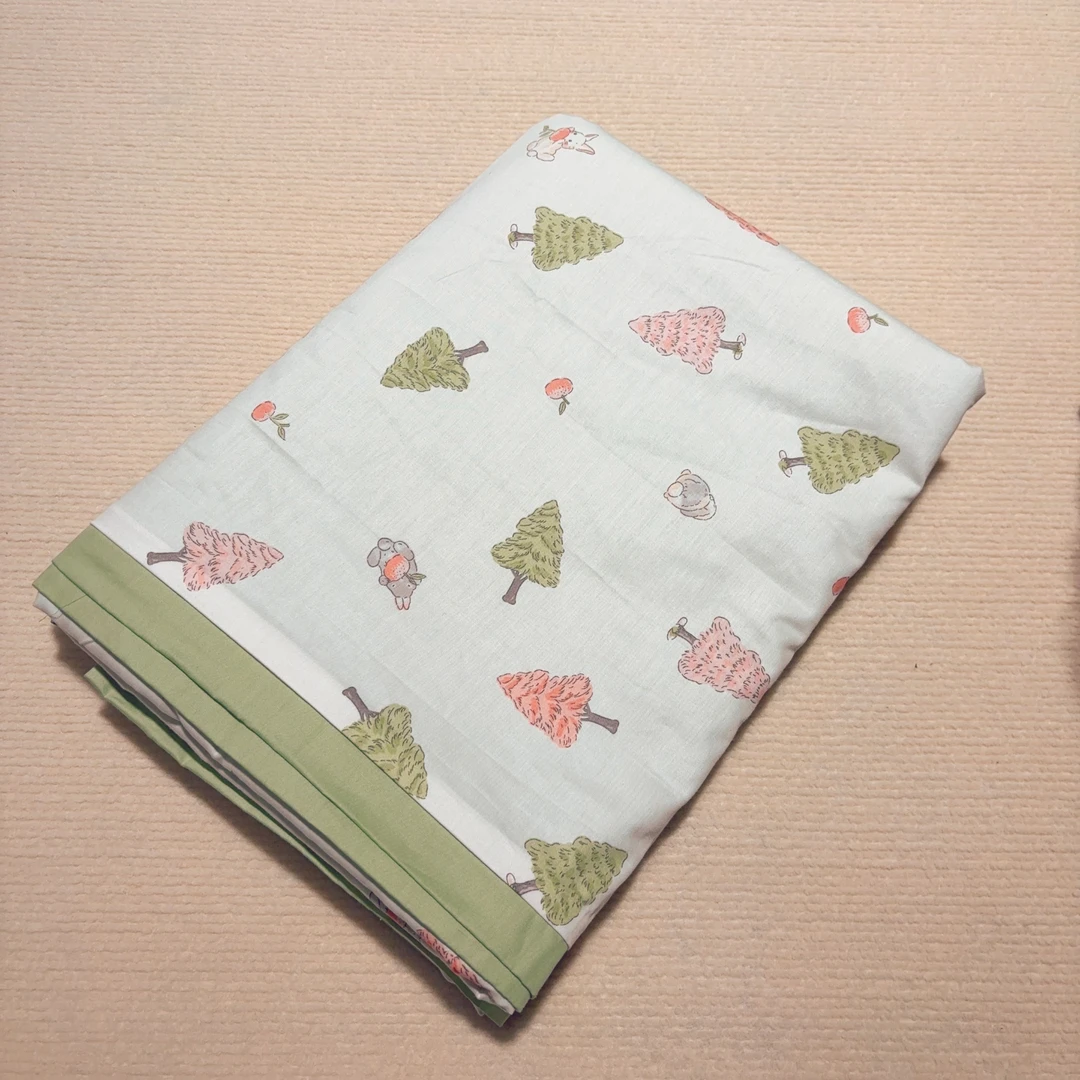 绿色小树 超柔 纯棉四件套