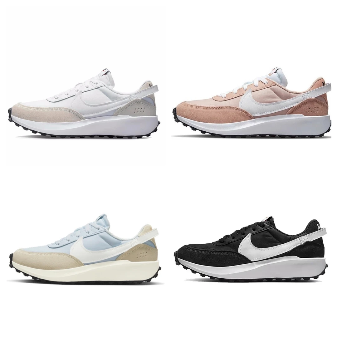 Nike/耐克 WAFFLE 复古女子运动轻便华夫低帮休闲鞋DH9523-600