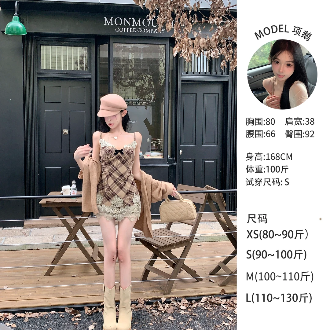 天鹅er【半岛铁盒】时尚复古轻奢女士连衣裙E24Q2573