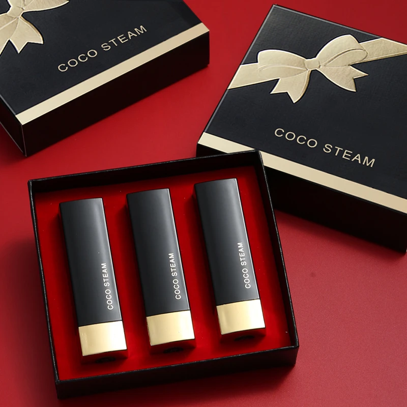 COCOSTEAM姿意出丝绒显白实用3套盒蝴蝶结十块钱品牌小样口红