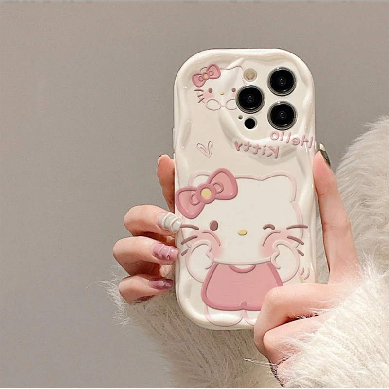 小红书kt猫适用苹果15/13手机壳女生iphone14promax全包12可爱xr