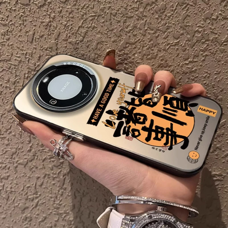 诸事皆顺文字适用华为mate60手机壳高级50pro全包30/40防摔女