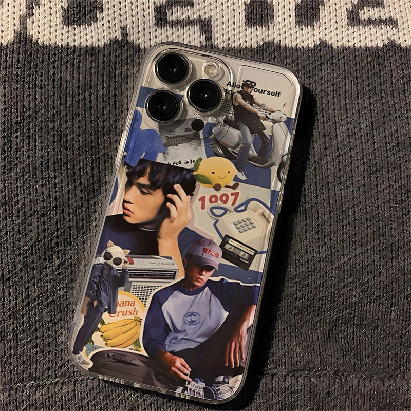 创意复古杰伦插画苹果华为vivo小米oppo手机壳iphone15/13/14/xr