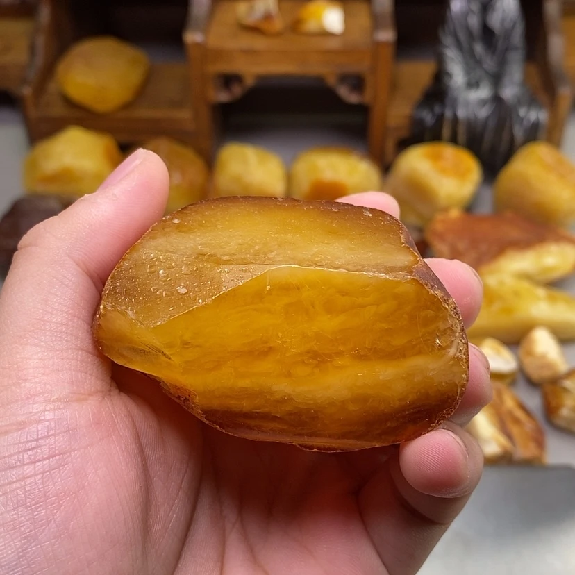 【闪购商品】定制琥珀未镶嵌这**好