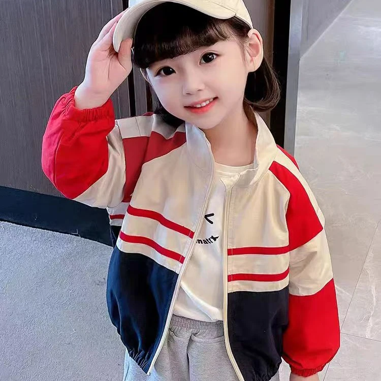 21004儿童春秋洋气时尚休闲宝宝小童韩版宽松外套