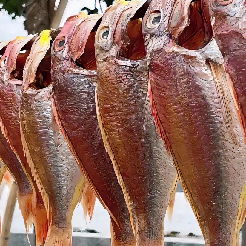 一夜埕红杉鱼干海广东咸鱼清蒸油煲营养美味5条装10条装