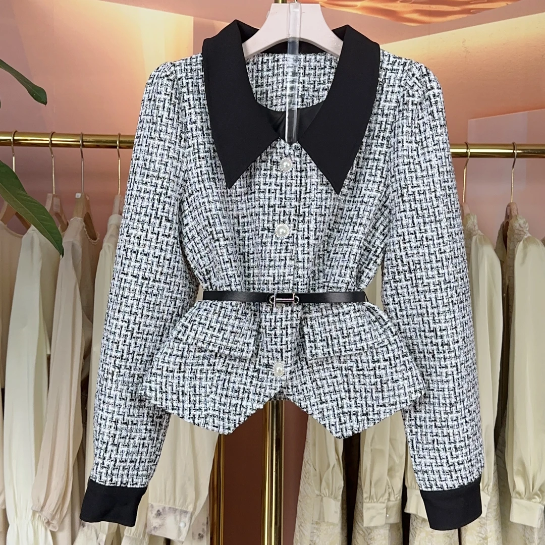 【RG1526】2025年秋冬新款时尚气质百搭减龄显瘦小衫