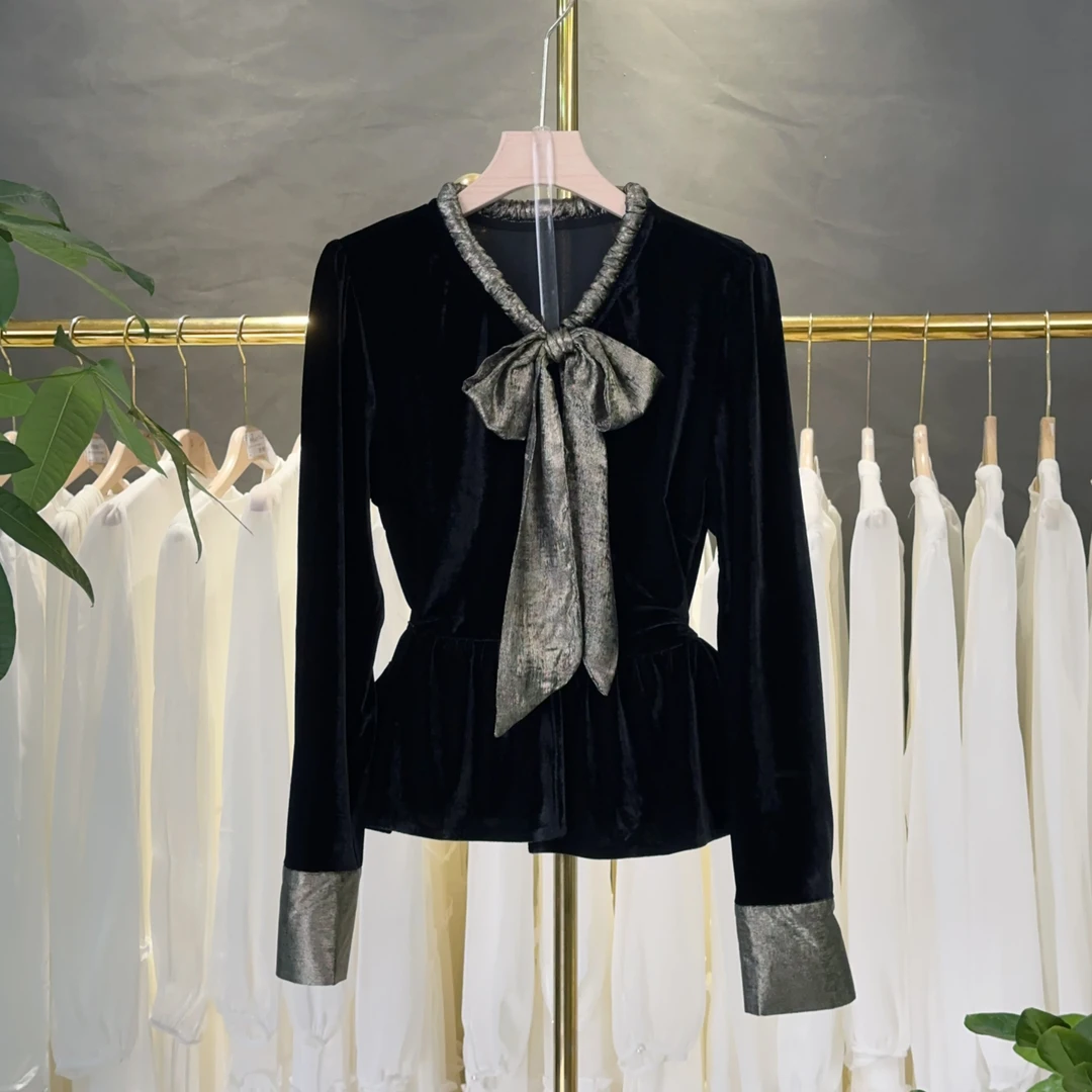 【RG2729】2025年秋冬新款百搭减龄显瘦新款女装小衫