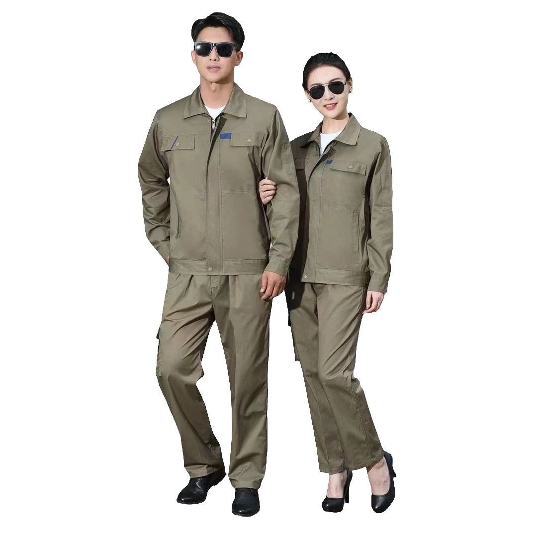 汽修户外工作长袖上衣加厚工地电焊工工装劳保服