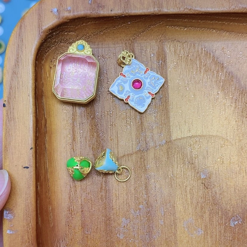 【闪购商品】水晶珠宝半成品银S925镶嵌用****豆