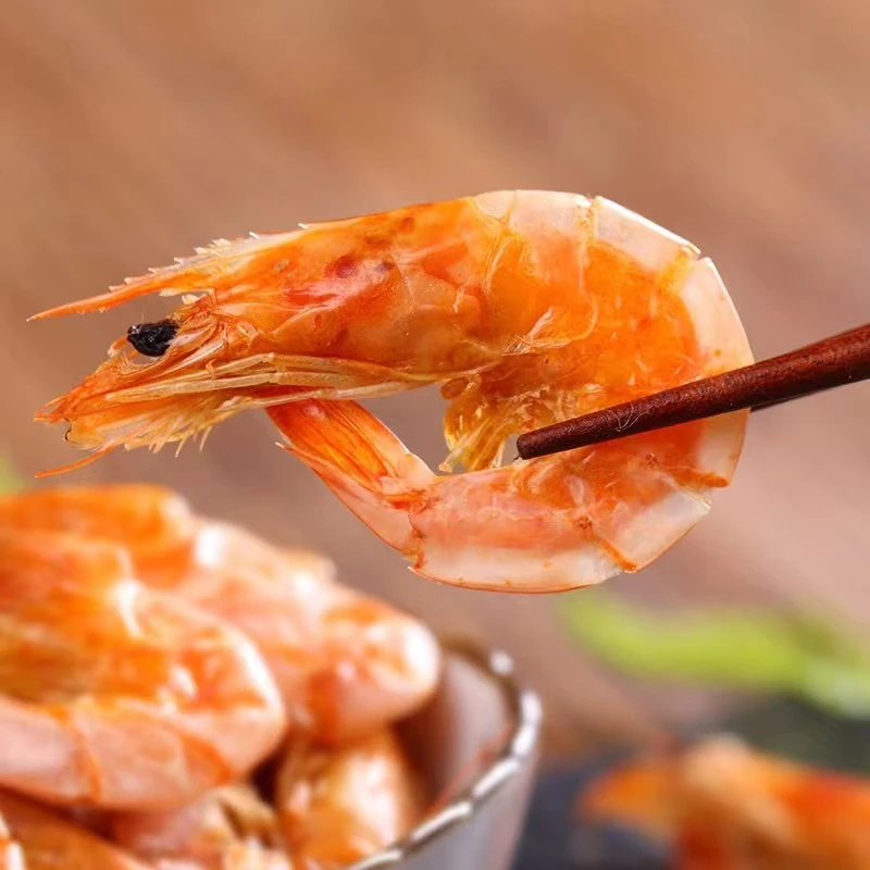 【6包】舟山船晒活皮虾干即食 烤虾干100g/包