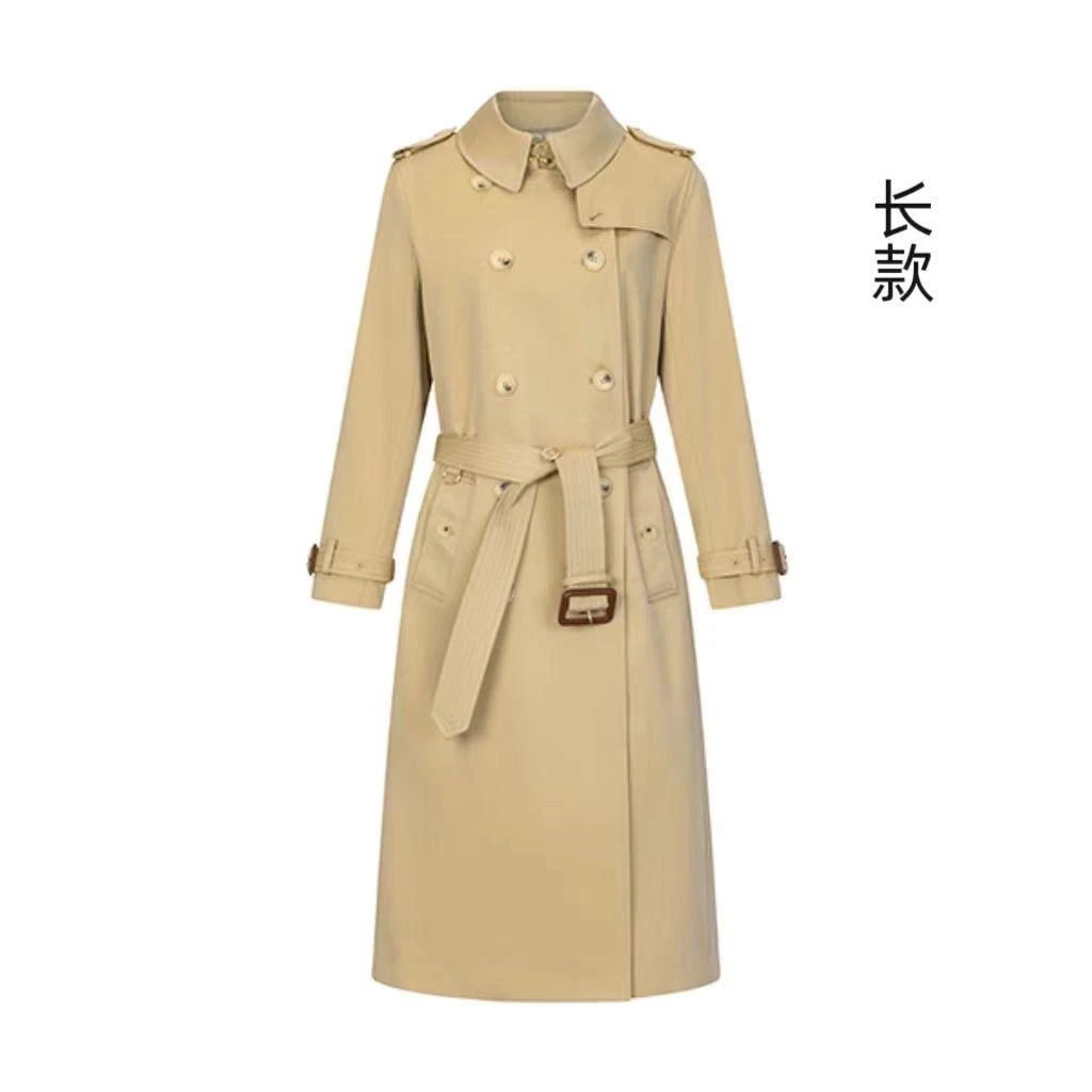 全智贤同款  大牌平替  时装周 风衣   F401