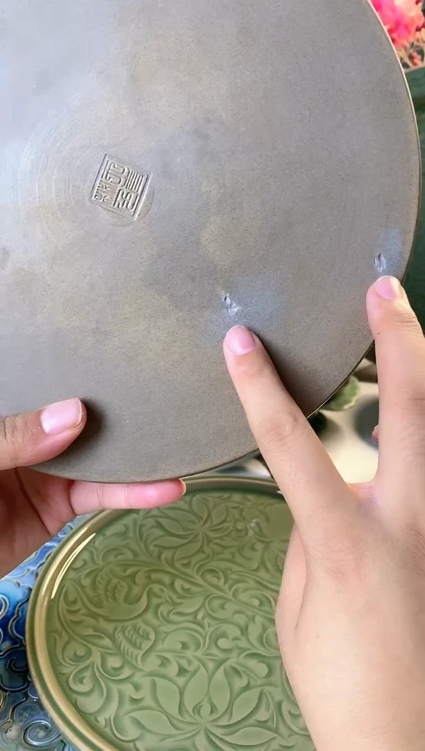 【闪购商品】杯新品 手工900021手工盘 梅花