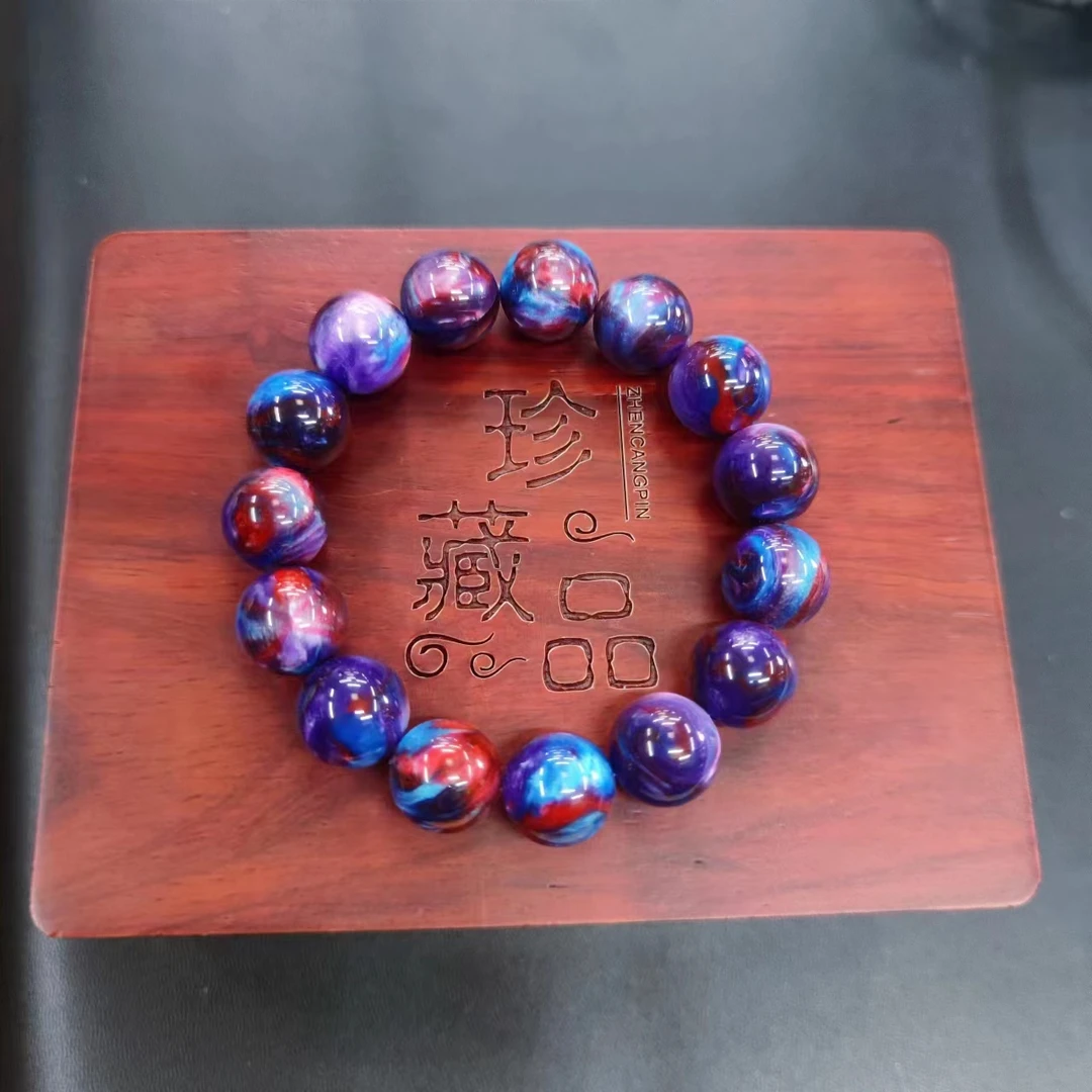 【好运严选】CCB08赤炎龙珠星辰能量石手串卡14发一