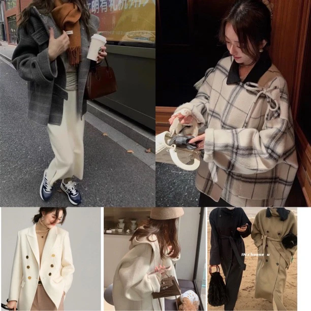 【ONEOF】孤品绵羊毛大衣大牌气质设计款