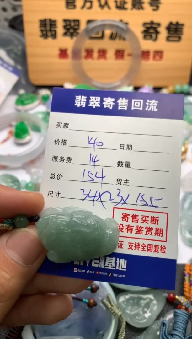 【闪购商品】翡翠颈饰未镶嵌20115810