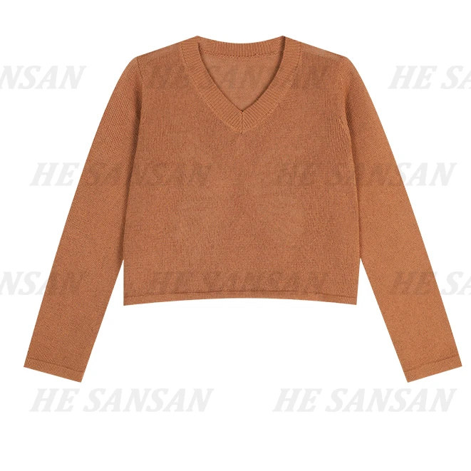 【DUDF】“镂空蝴蝶”极简气质百搭减龄轻奢长袖上衣DY-3510