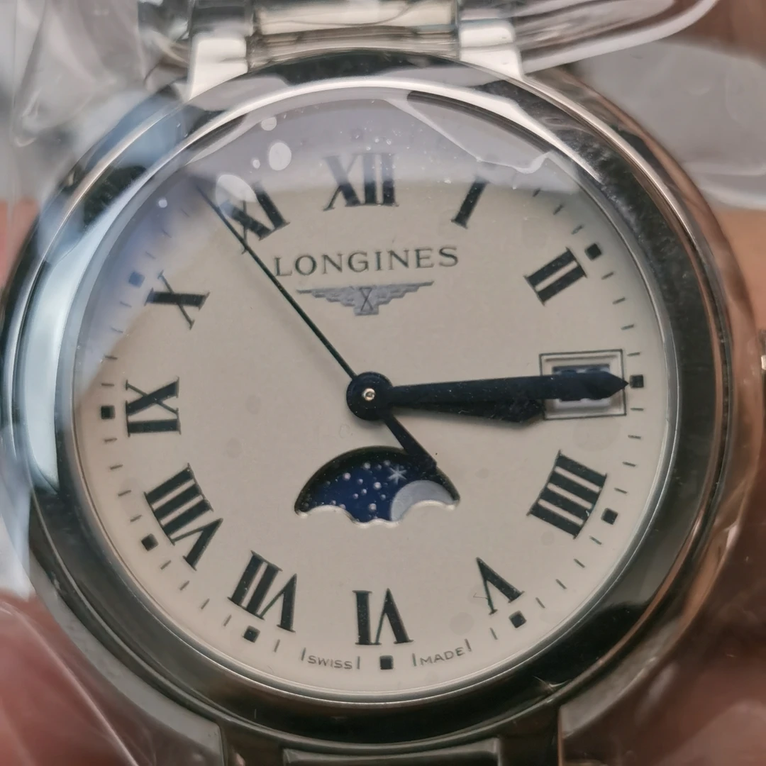 95新 Longines/浪琴 心月/石英/精钢/34mm/9642