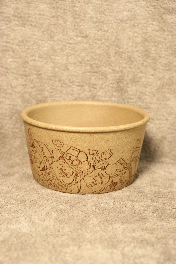 爱砂小铺【黄金段财神刻绘主人杯·趣味系列】110cc