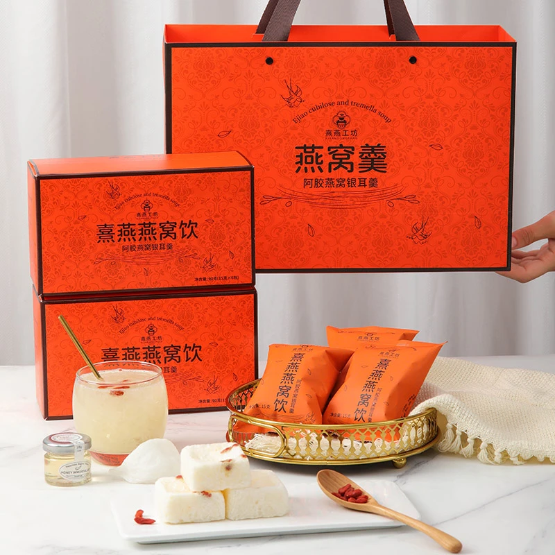 阿胶燕窝银耳羹送礼佳品软糯香甜早餐代餐