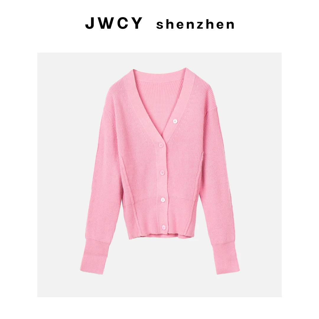 【深圳南油高货】秋季新款抗起球简约文艺风针织开衫 YA52FM3939