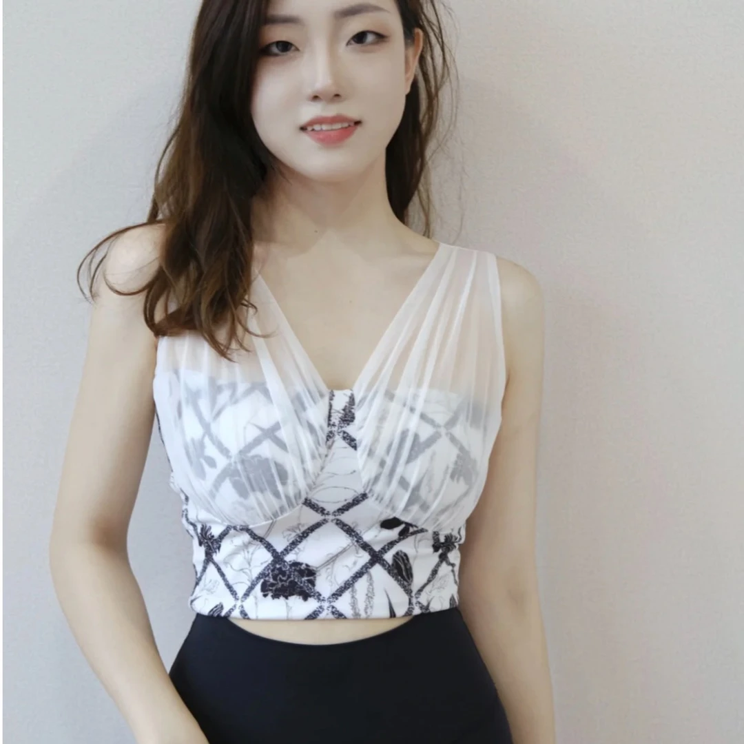 【显瘦美背】2024春夏时尚网红瑜伽背心设计师小众款运动健身瑜伽服