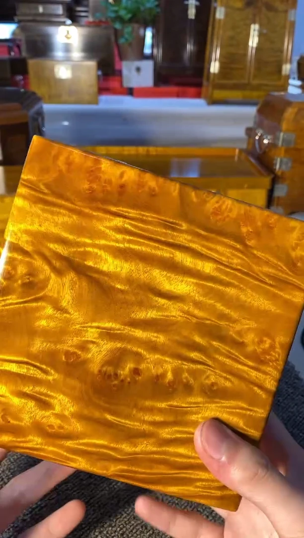 【闪购商品】金丝楠木艺金丝楠收纳盒