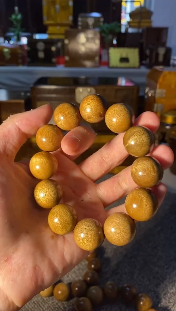 【闪购商品】金丝楠木艺金丝楠2.0手串