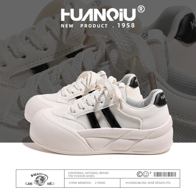 环球小众女2025夏季爆款网面透气软底厚底运动夏日穿搭通勤服饰