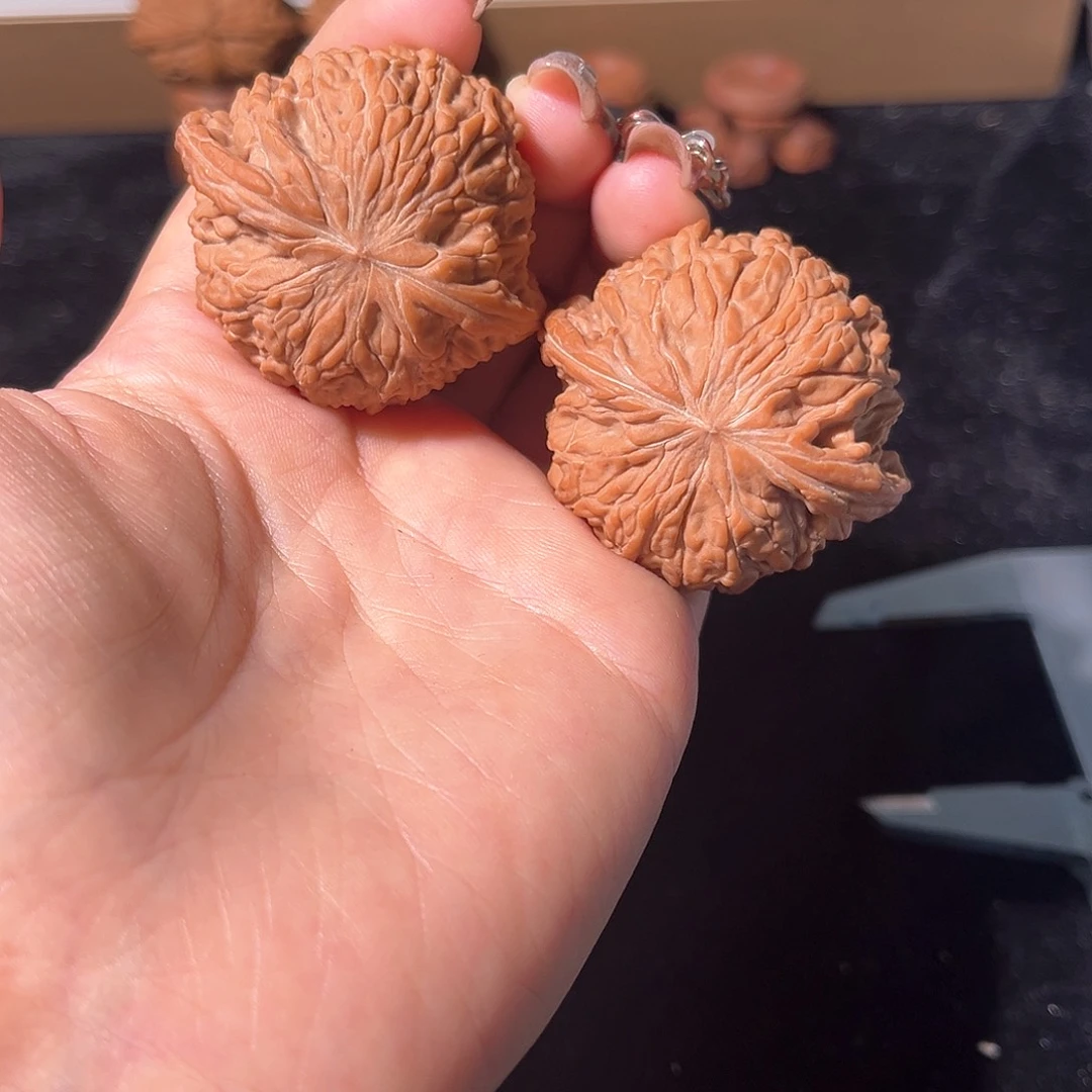 文玩核桃把件磨盘43