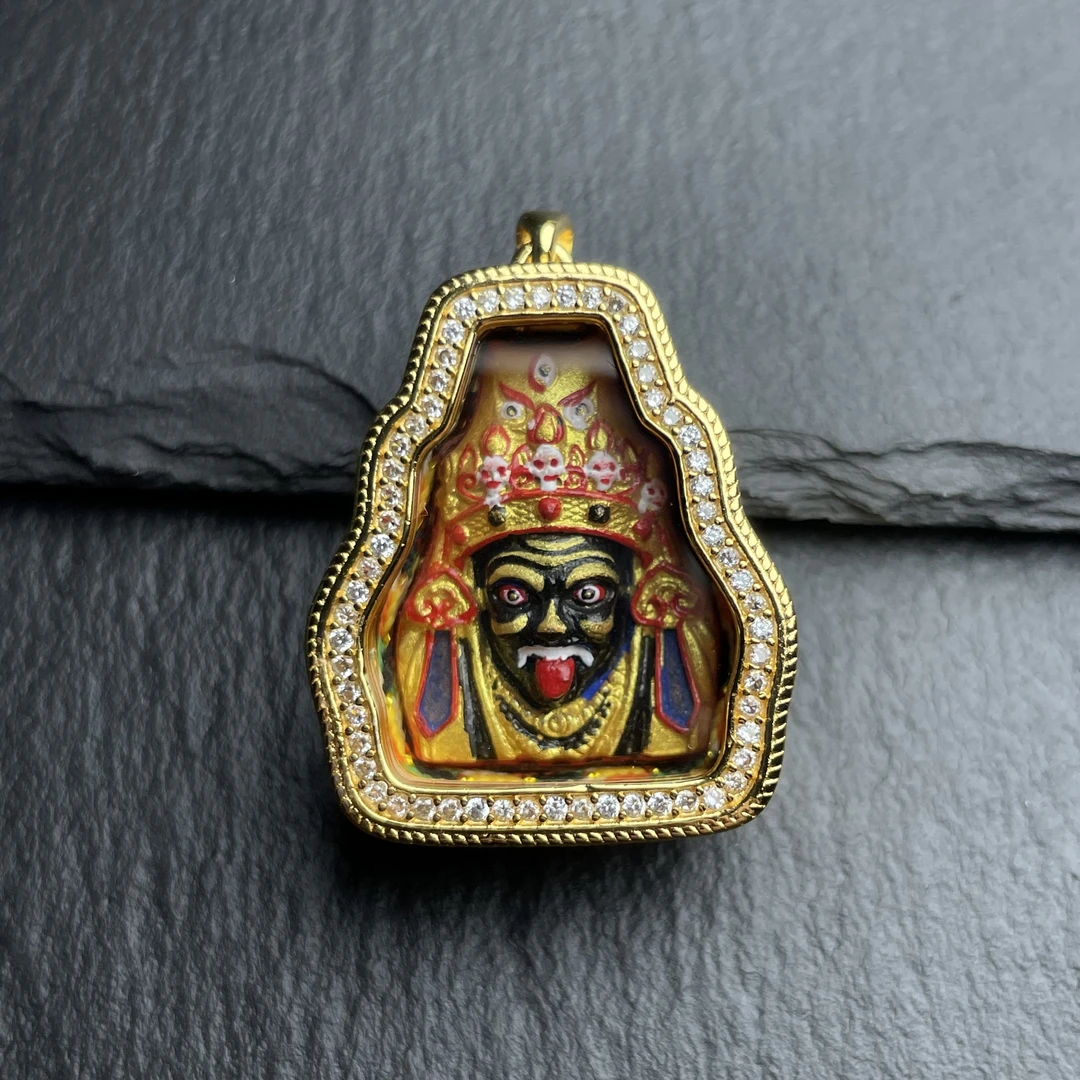 扎基拉姆擦擦 藏银吊坠