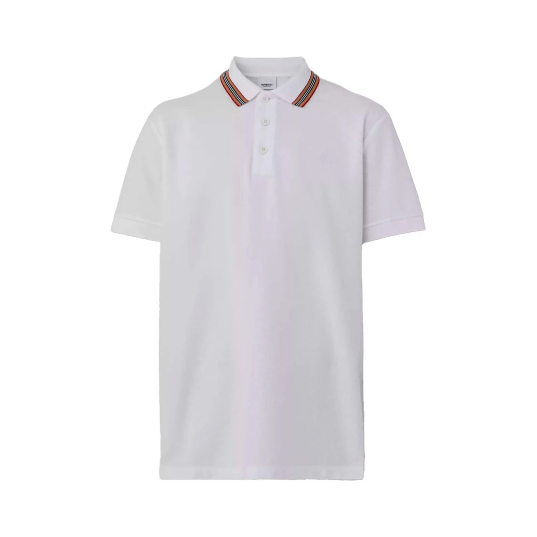 博柏利BURBERRY纯棉领口男士春夏款珠地网眼布棉质POLO衫8056225